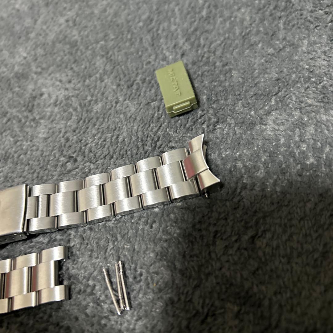 タイコノート MiLTAT MT.049 ブレス ステンレスベルト 20mm