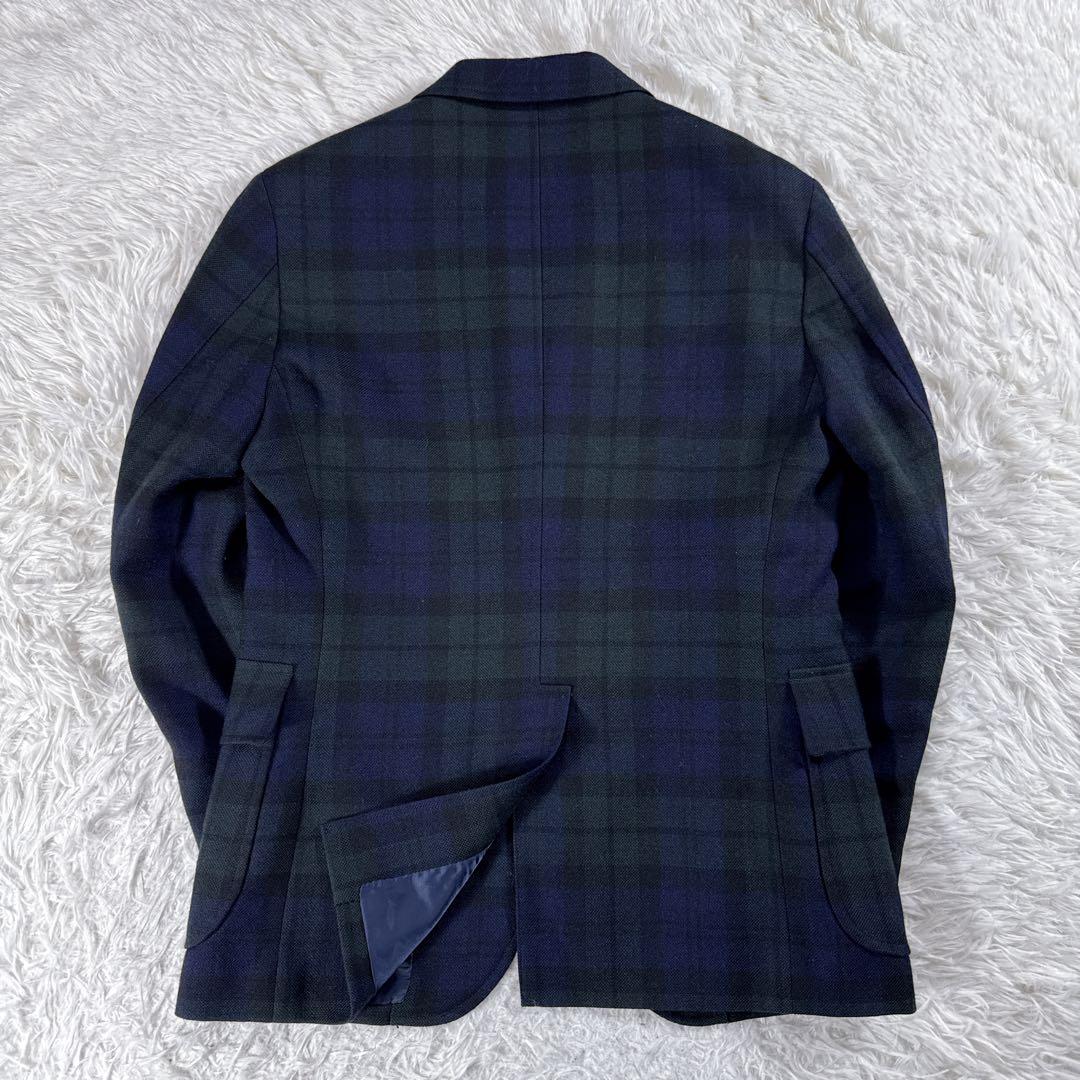 ジェイプレス チェック柄 ツイードジャケット ブレザー メンズ S アメトラ