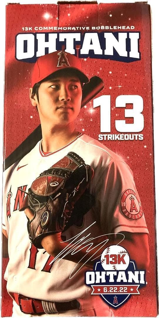 【球場限定】大谷翔平 ボブルヘッド 13奪三振 2023年4月8日