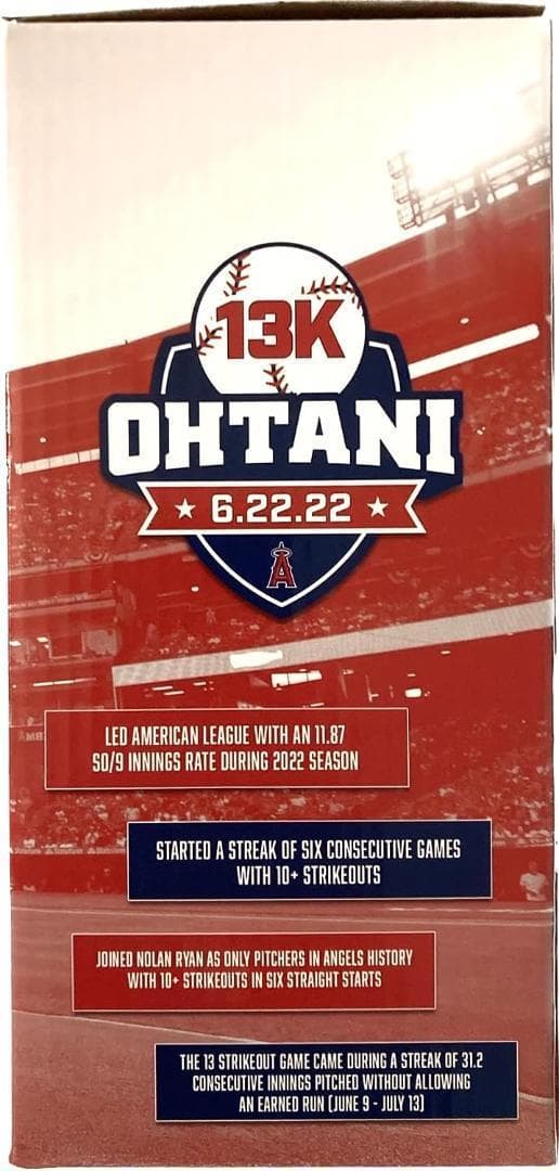 【球場限定】大谷翔平 ボブルヘッド 13奪三振 2023年4月8日