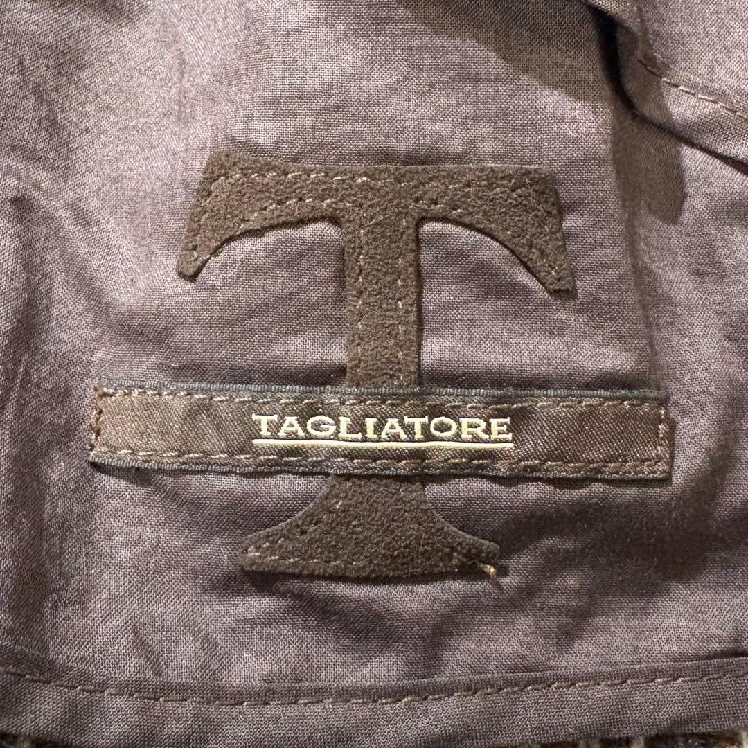 【美品】TAGLIATORE ダッフルコート ツイード mixカラー 46
