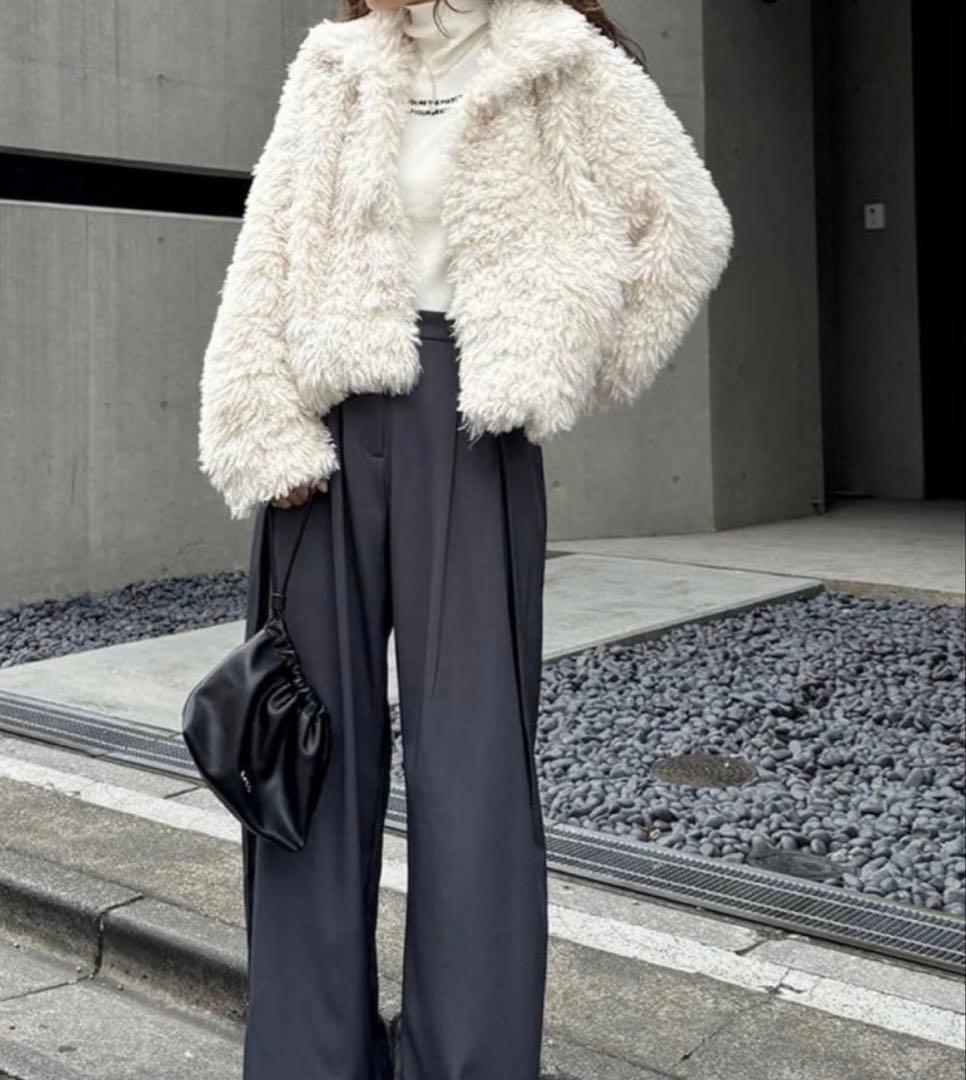 mline プードルコート　アイボリー