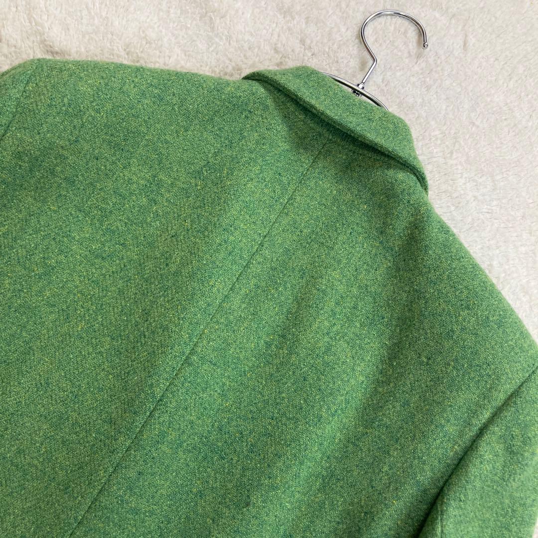極美品・希少カラー✨ラルフローレン　テーラードジャケット　ミックスツイード　緑