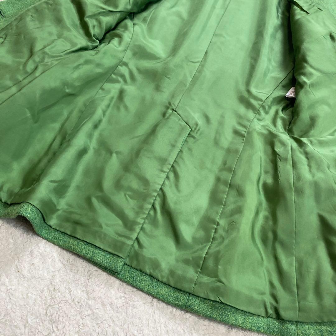 極美品・希少カラー✨ラルフローレン　テーラードジャケット　ミックスツイード　緑