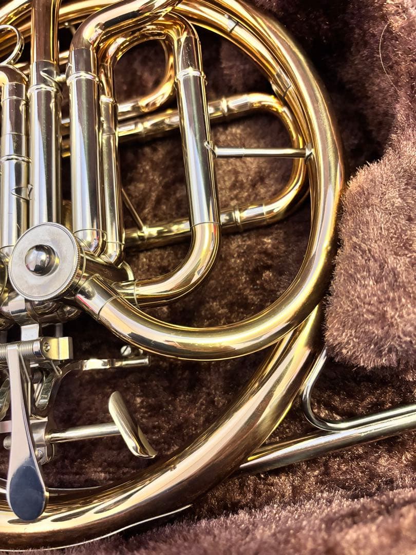 【美品】ヤマハ ホルン YHR-567GDB フルダブル ホルン ゴールドブラス