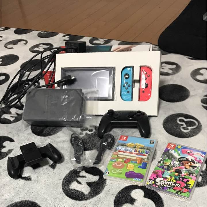スイッチ&プロコントローラー&スプラトゥーン2&ぷよぷよテトリス