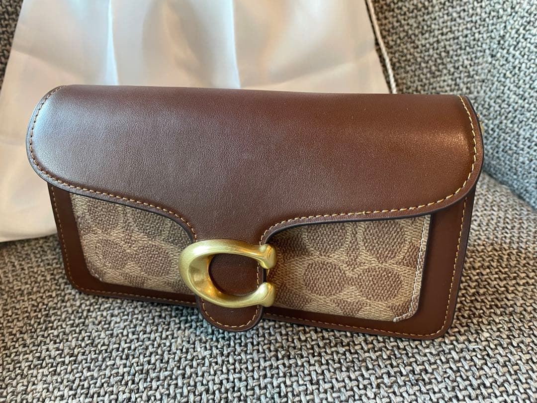 タビー チェーン クロスボディ バッグ 19・シグネチャー キャンバス