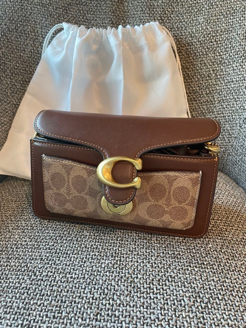 タビー チェーン クロスボディ バッグ 19・シグネチャー キャンバス