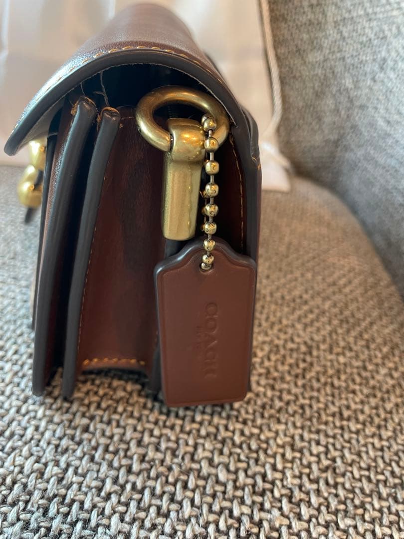 タビー チェーン クロスボディ バッグ 19・シグネチャー キャンバス