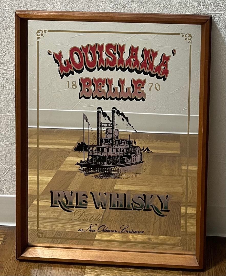 ルイジアナ•ベル•ライウィスキー　パブミラー