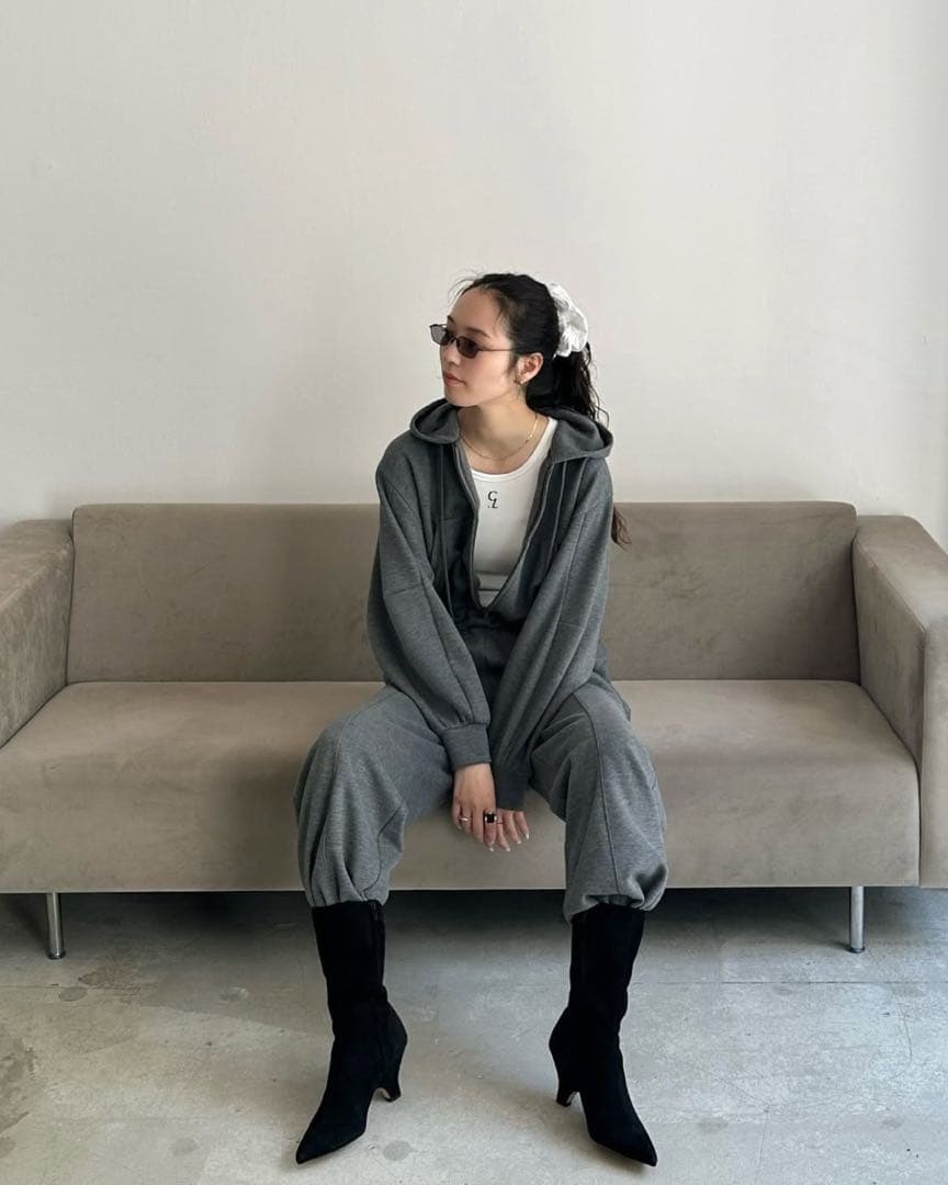 clane HOODED SWEAT ALL IN ONE タグあり