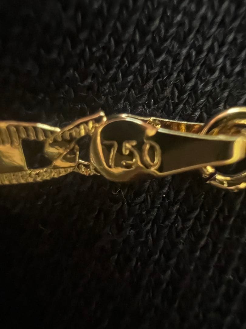 遺品整理イタリア製750刻印ネックレス