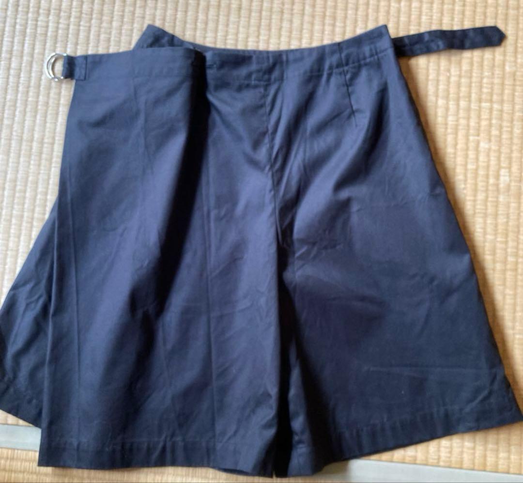 コムデギャルソントリコ　ラップスカート風キュロット　1980年代　コットン