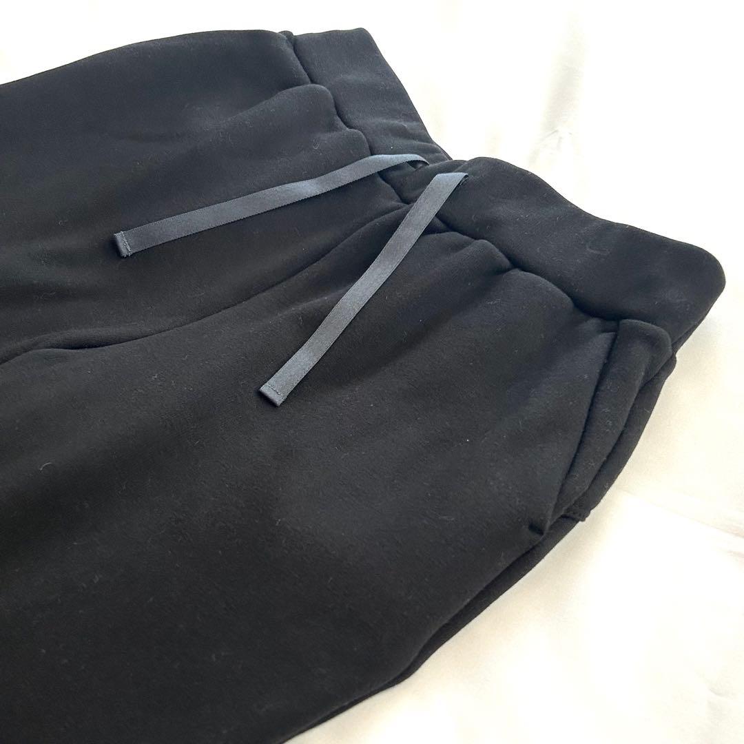 Chacott チャコット 裏起毛テーパードパンツ ブラック M