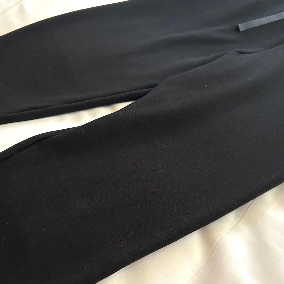 Chacott チャコット 裏起毛テーパードパンツ ブラック M