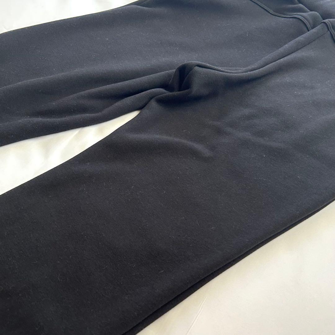 Chacott チャコット 裏起毛テーパードパンツ ブラック M