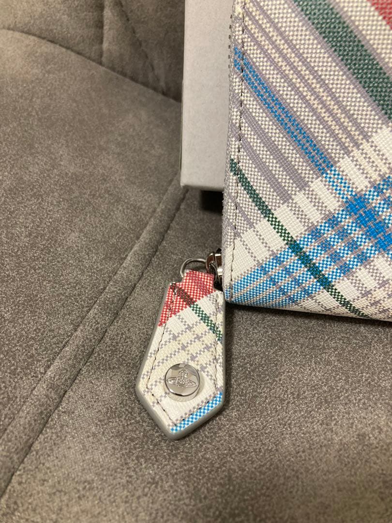 VivienneWestwood　長財布　ラウンドファスナー　タータンチェック