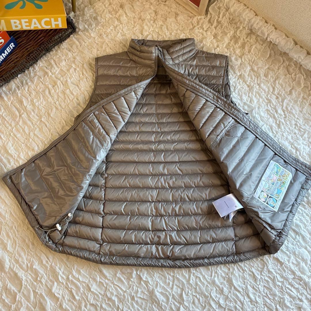 希少サイズ６美品》MONCLER モンクレール　リアンヌ ダウン ベスト グレー
