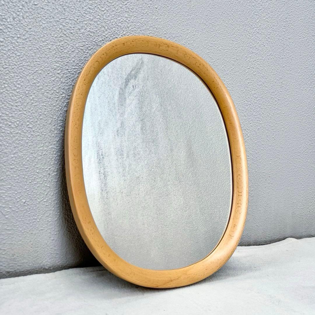 ご希望額に対応中✴︎秋田木工 白木 ウォールミラー