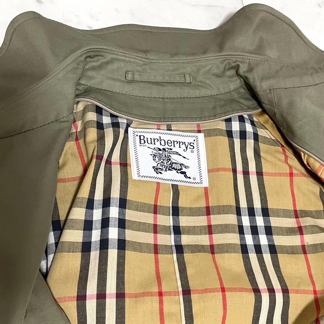 着丈110 ✨未使用級✨バーバリー ロングトレンチコート ノバチェック カーキ