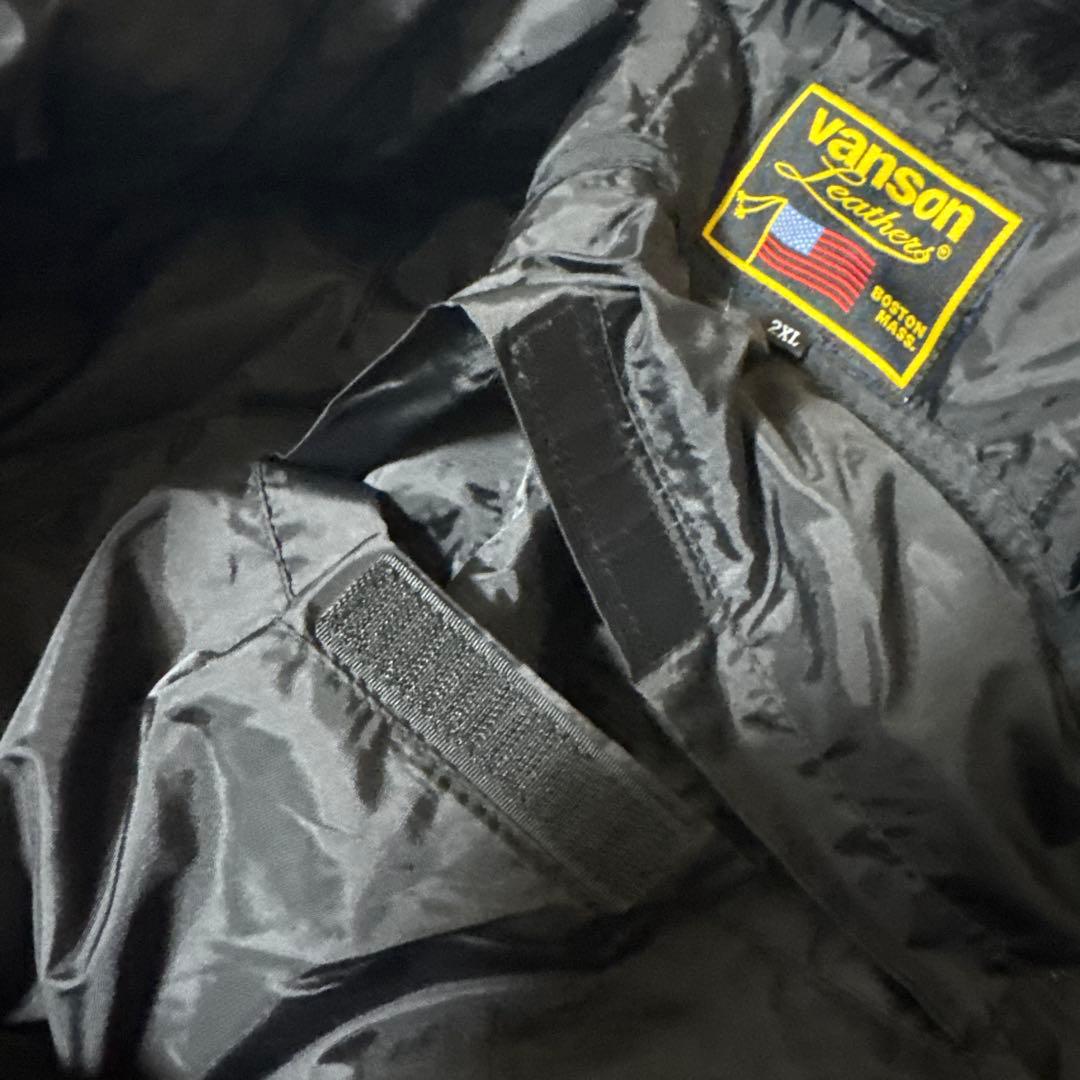 VANSON バンソン 冬用 極暖 つなぎ オールインワン 廃盤 デニム 2XL