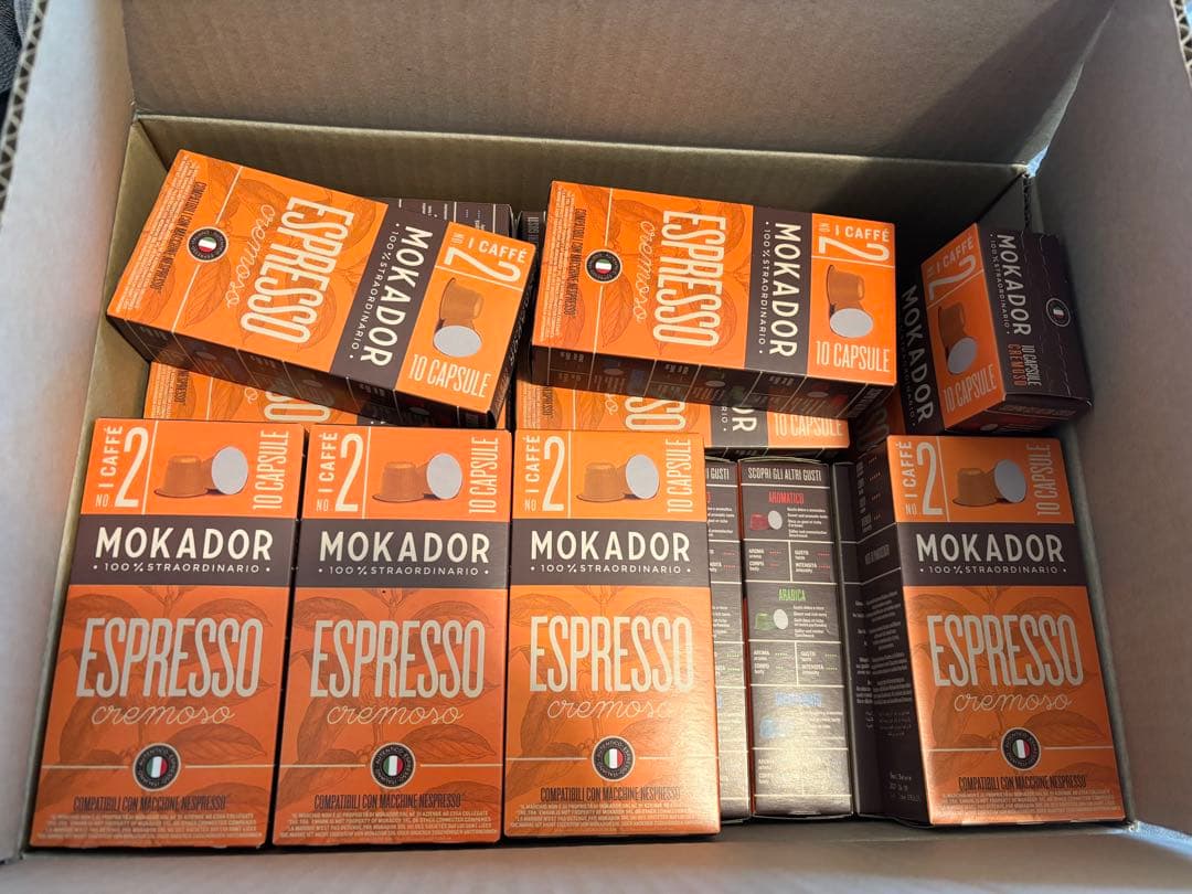 MOKADOR CREMOSO ネスプレッソ互換カプセル 220個　モカドール