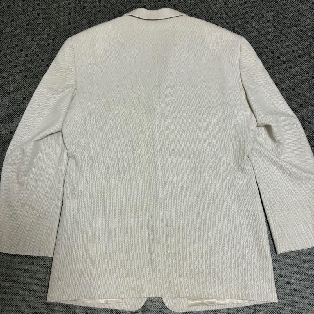 美品／希少XL TENORAS スリーピース　スーツ　ヘリンボーン　ライトグレー