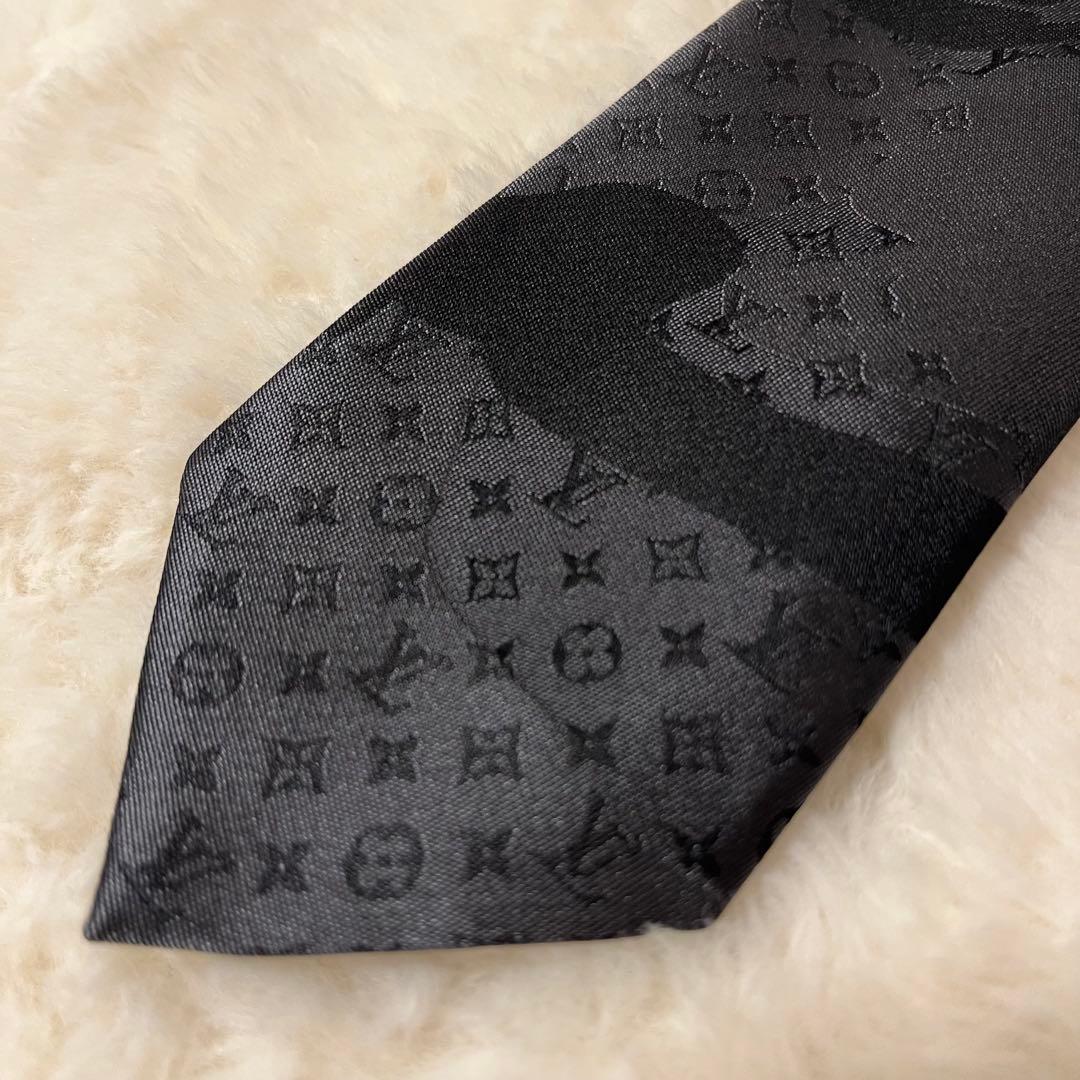 美品！現行 LOUIS VUITTON クラヴァット ブラック