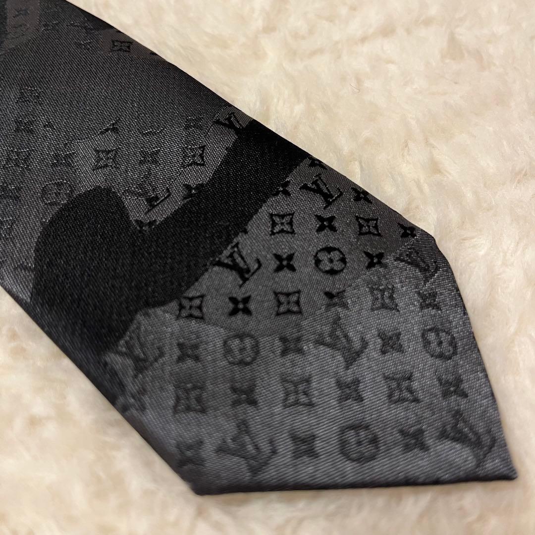 美品！現行 LOUIS VUITTON クラヴァット ブラック