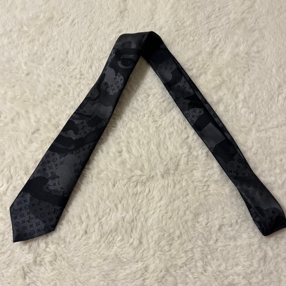 美品！現行 LOUIS VUITTON クラヴァット ブラック