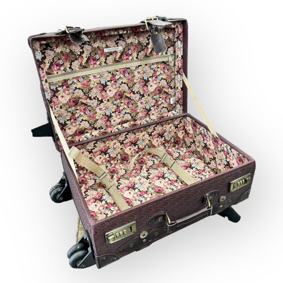 6865. 【完売品】axes femme 鋲打ち アンティーク キャリーケース