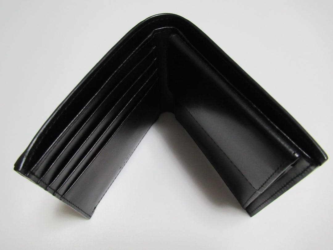 hamrab ポールスミス 新品訳あり！シグネチャーストライプ牛革財布 黒