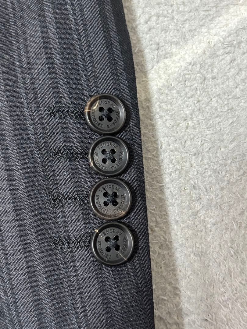 Tenoras ストライプスーツセット ブラック