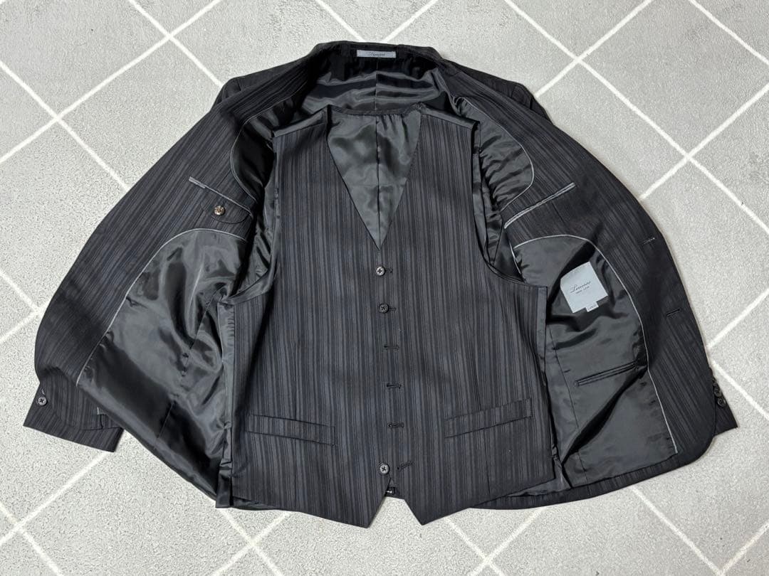 Tenoras ストライプスーツセット ブラック