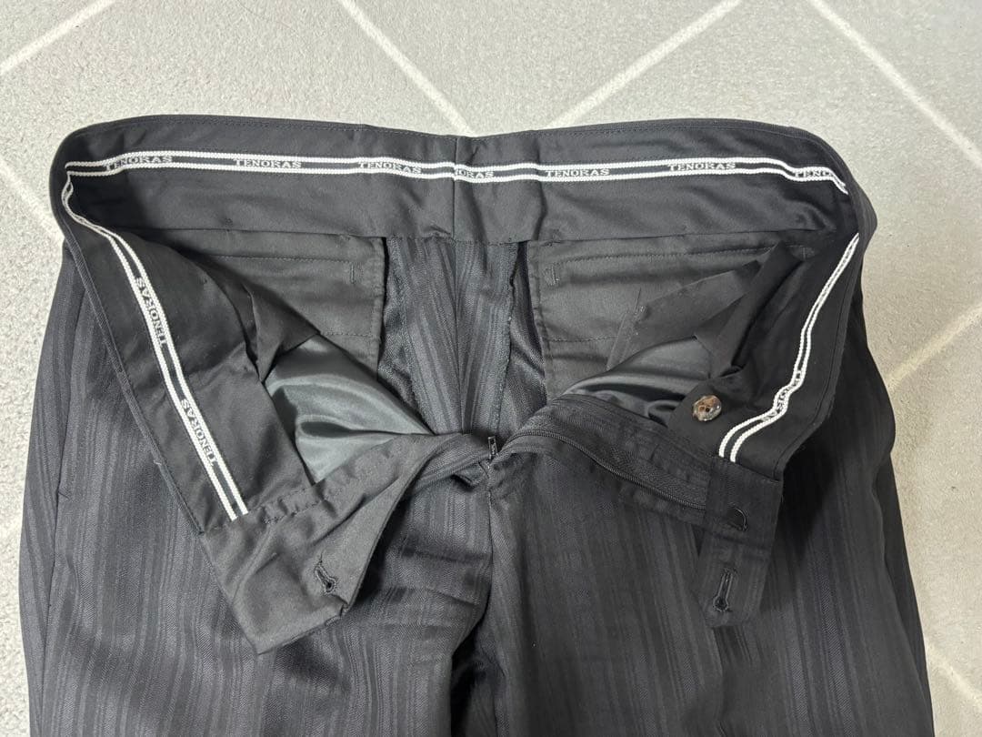 Tenoras ストライプスーツセット ブラック