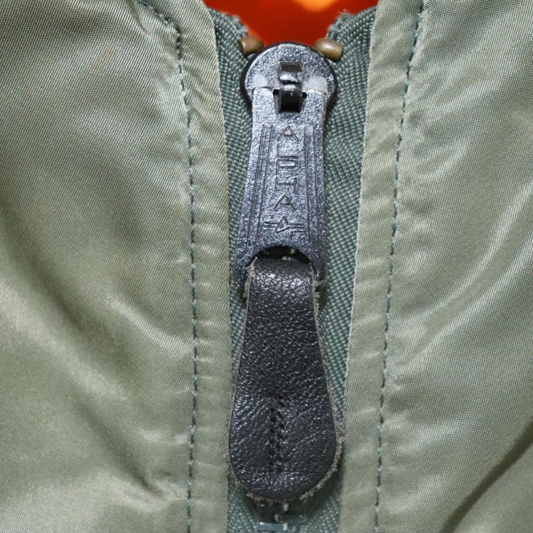 ALPHA アルファ USA製 MA1 フライトジャケット M