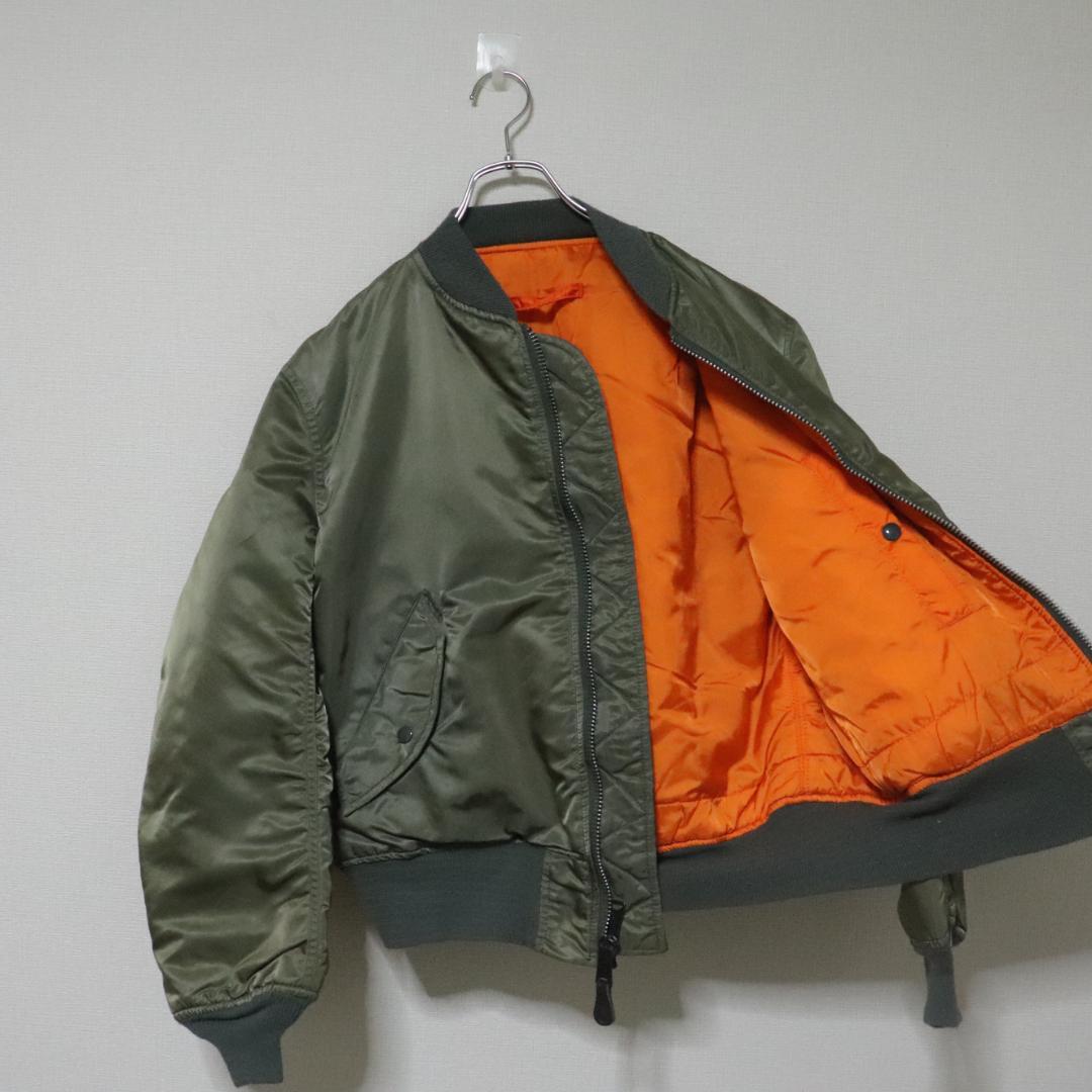 ALPHA アルファ USA製 MA1 フライトジャケット M