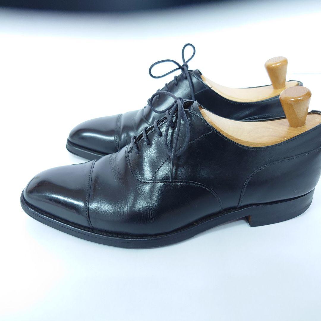 JOSEPH CHEANY 内羽根ストレートチップ ブラック 黒　サイズ7