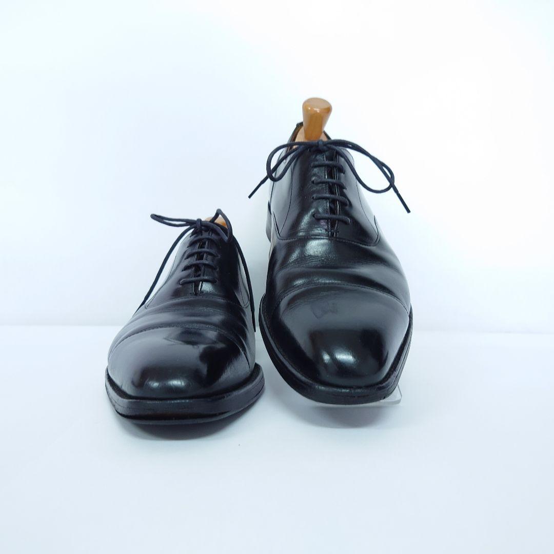 JOSEPH CHEANY 内羽根ストレートチップ ブラック 黒　サイズ7