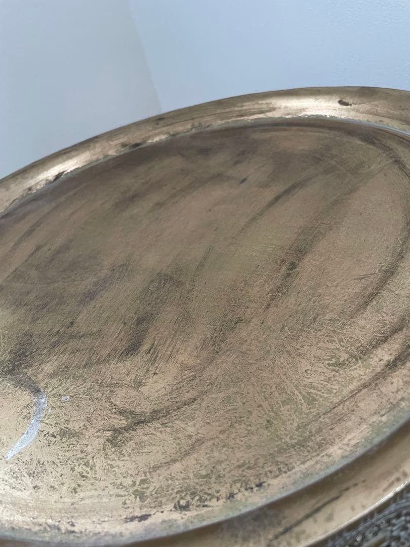 モロッコ風金色サイド　アンティーク　テーブル