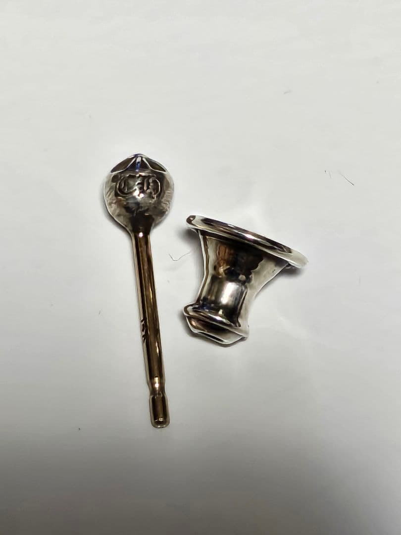 クロムハーツ /ミニクロスボールスタッド シルバーピアス　ガーデナー