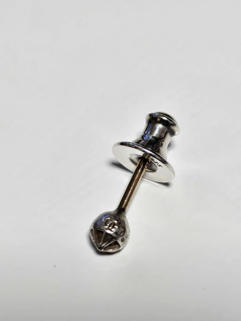 クロムハーツ /ミニクロスボールスタッド シルバーピアス　ガーデナー