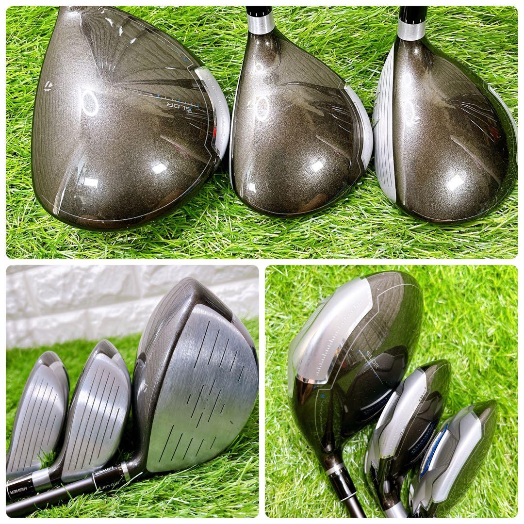 レフティ テーラーメイド SLDR メンズクラブ ゴルフセット キャディバッグ付