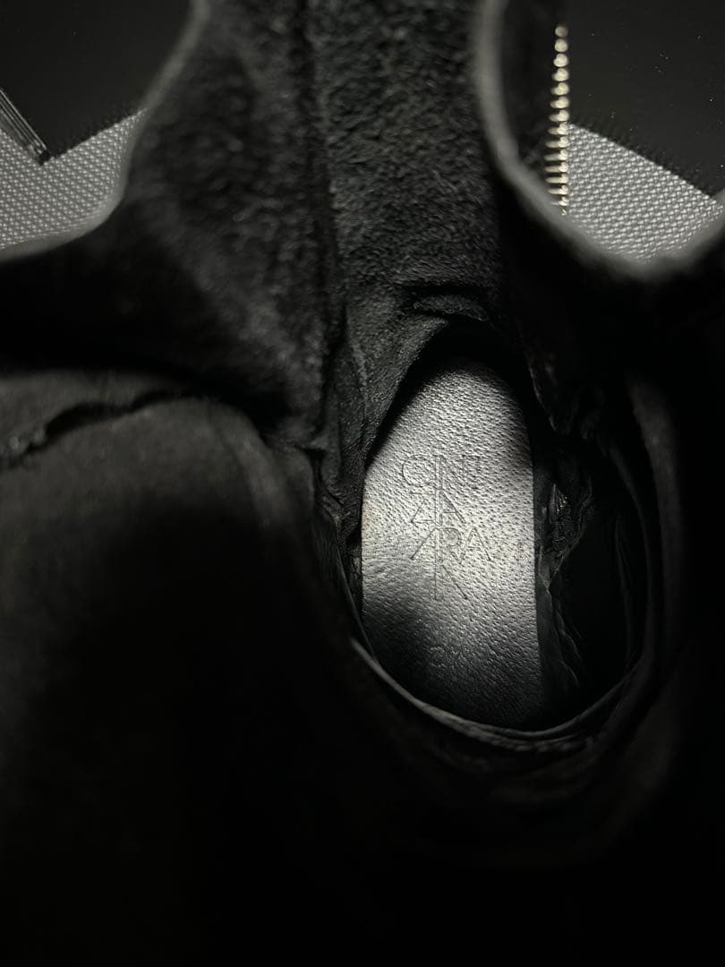 Cinzia Araia ダブルジップアップブーツ　レザー