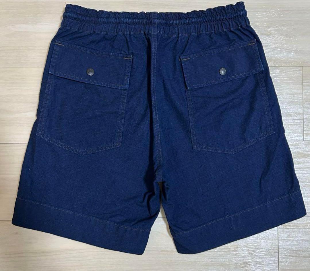 RRL インディゴ リップストップ フィールド ショートパンツ M