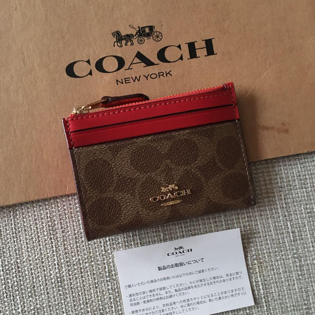新品 COACH コーチ 定価23,100円  パス IDケース 財布