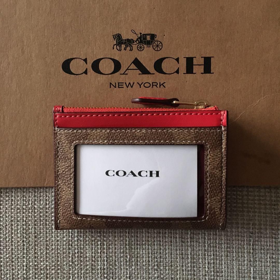 新品 COACH コーチ 定価23,100円  パス IDケース 財布
