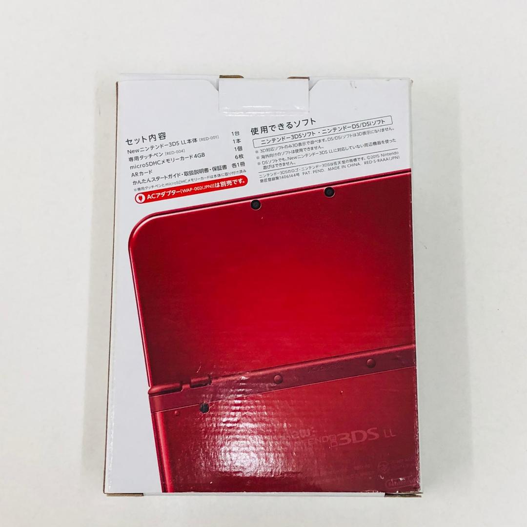 ★未使用品★極美品Newニンテンドー3DS LLメタリックレッド 生産終了訳