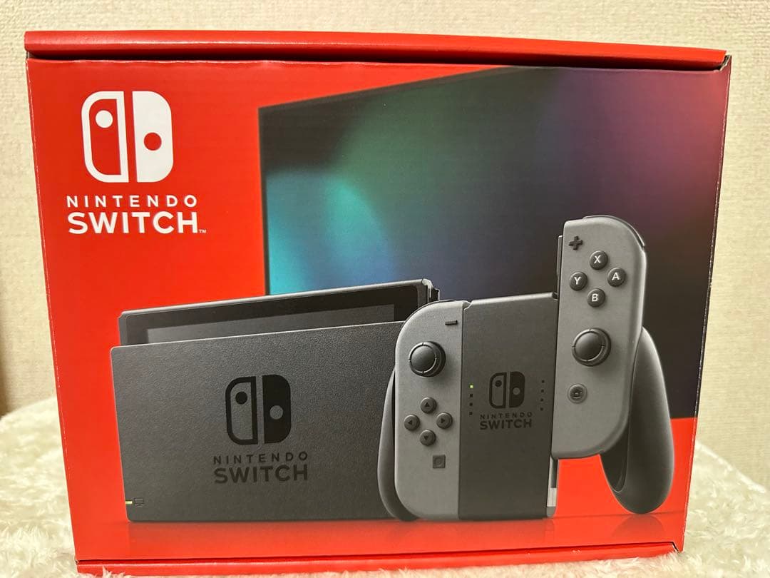 Nintendo Switch 本体　グレー　ケース付き