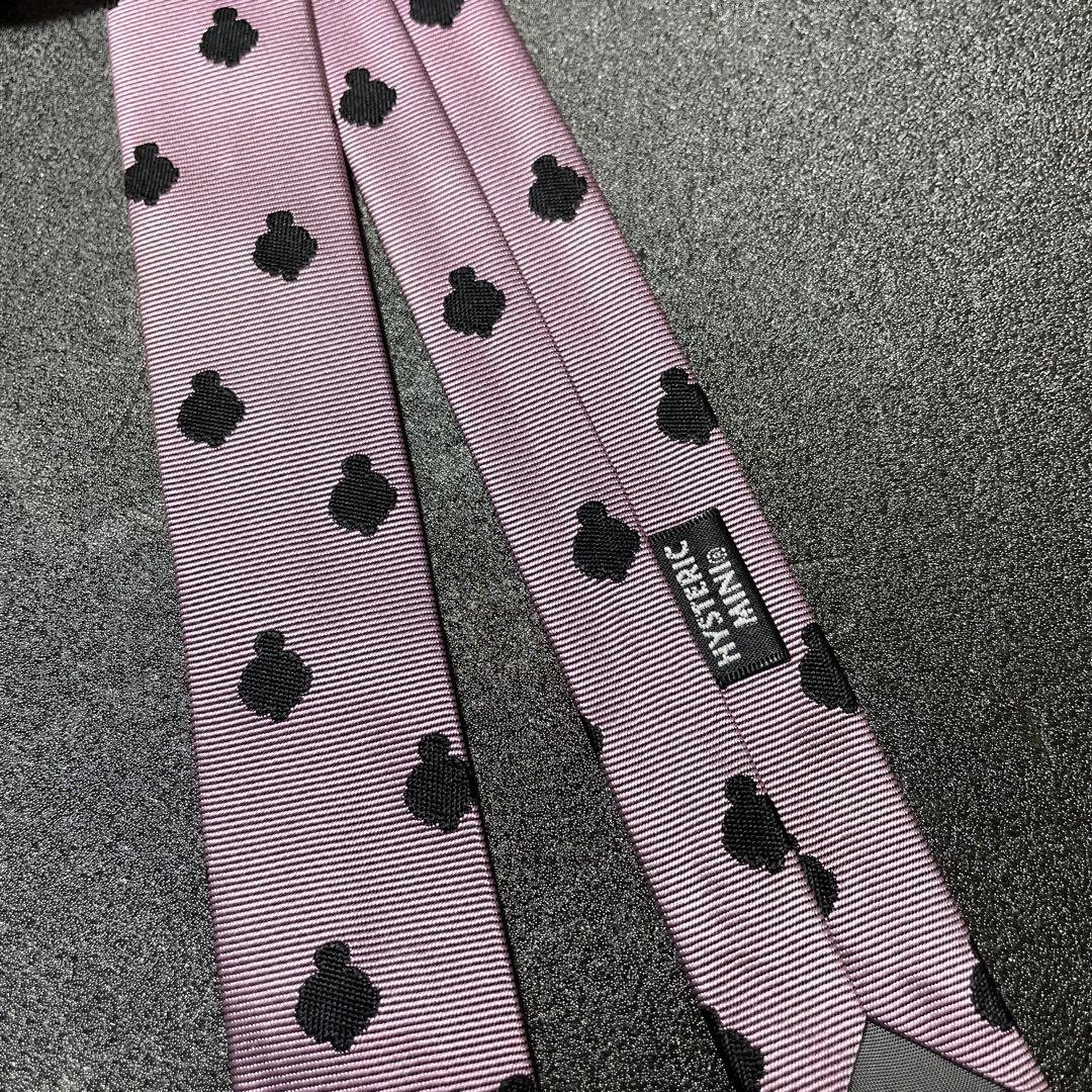 新品タグ付★ヒステリックミニ★素敵なピンク系のネクタイ★FREE